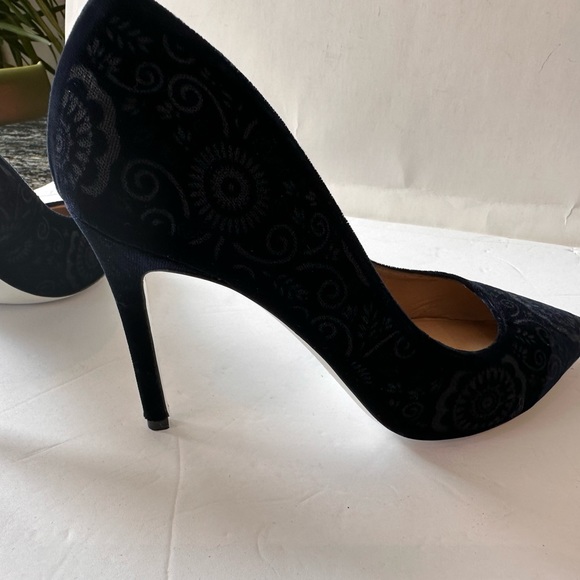 Ron White Velvet High Heels size 38 new - Picture 5 of 13